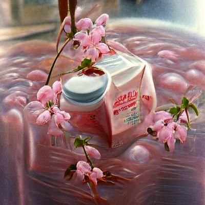 Cherry blossom milk