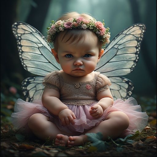 Grumpy Baby Fairy