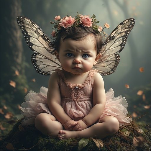 Grumpy Baby Fairy