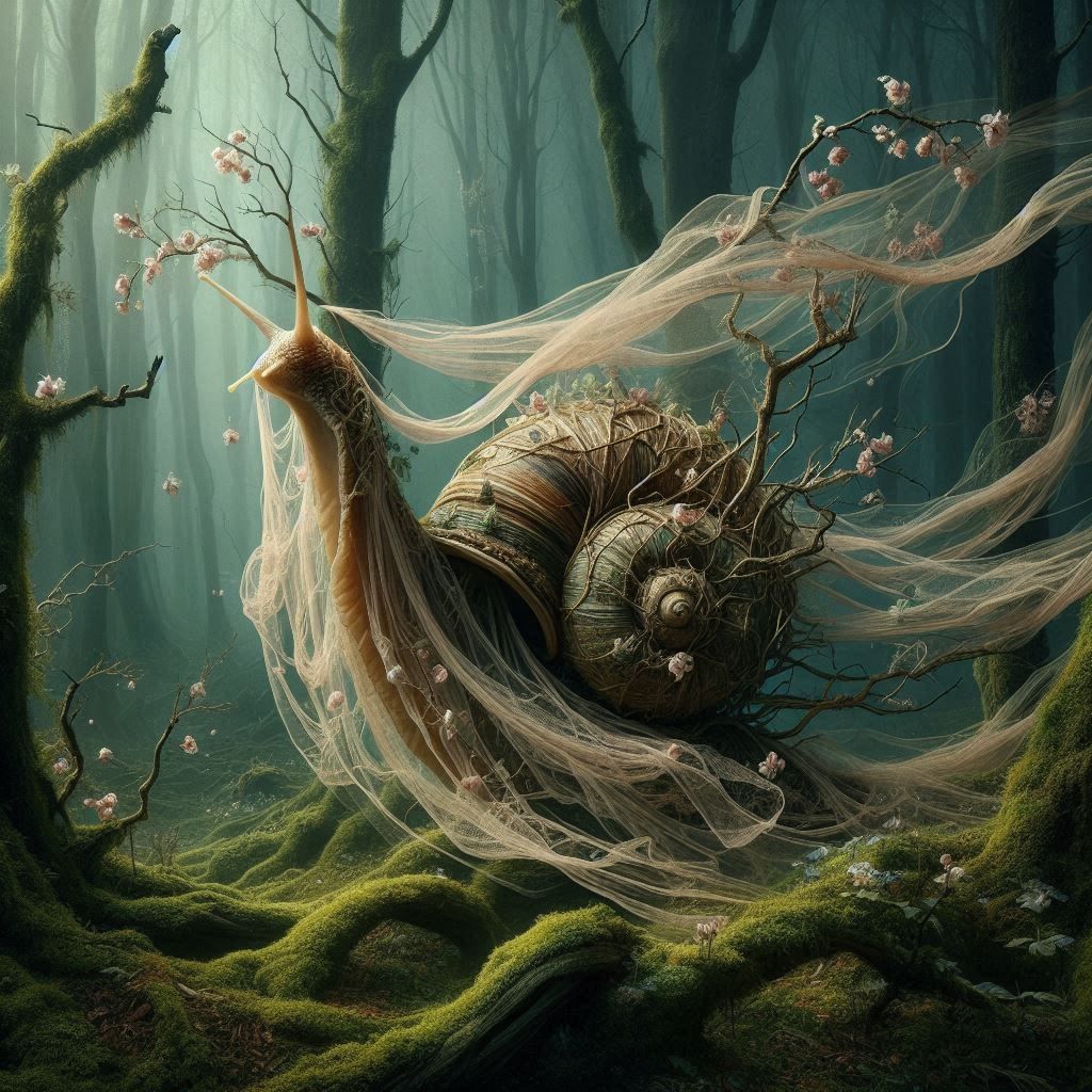 Forest Snail in Silks