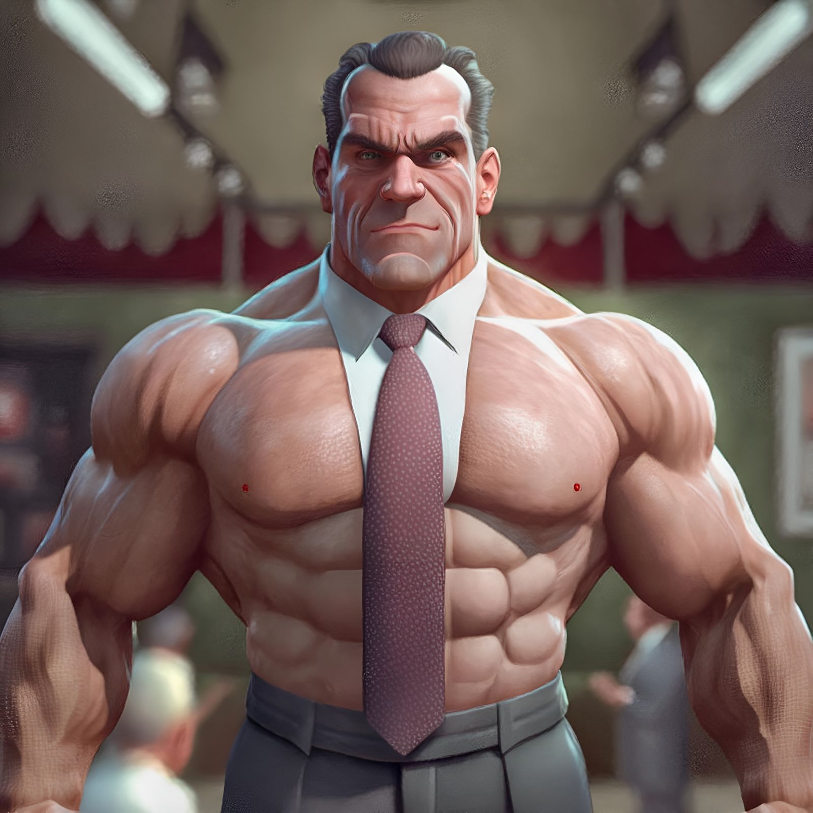 Midjourney Swoleticians: Richard Pexon