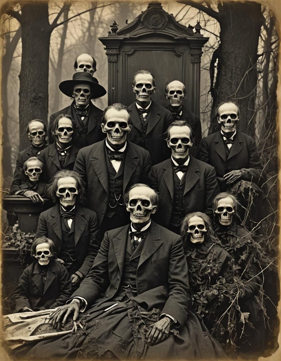 dark victorian photo funeral post mortem rotting horror