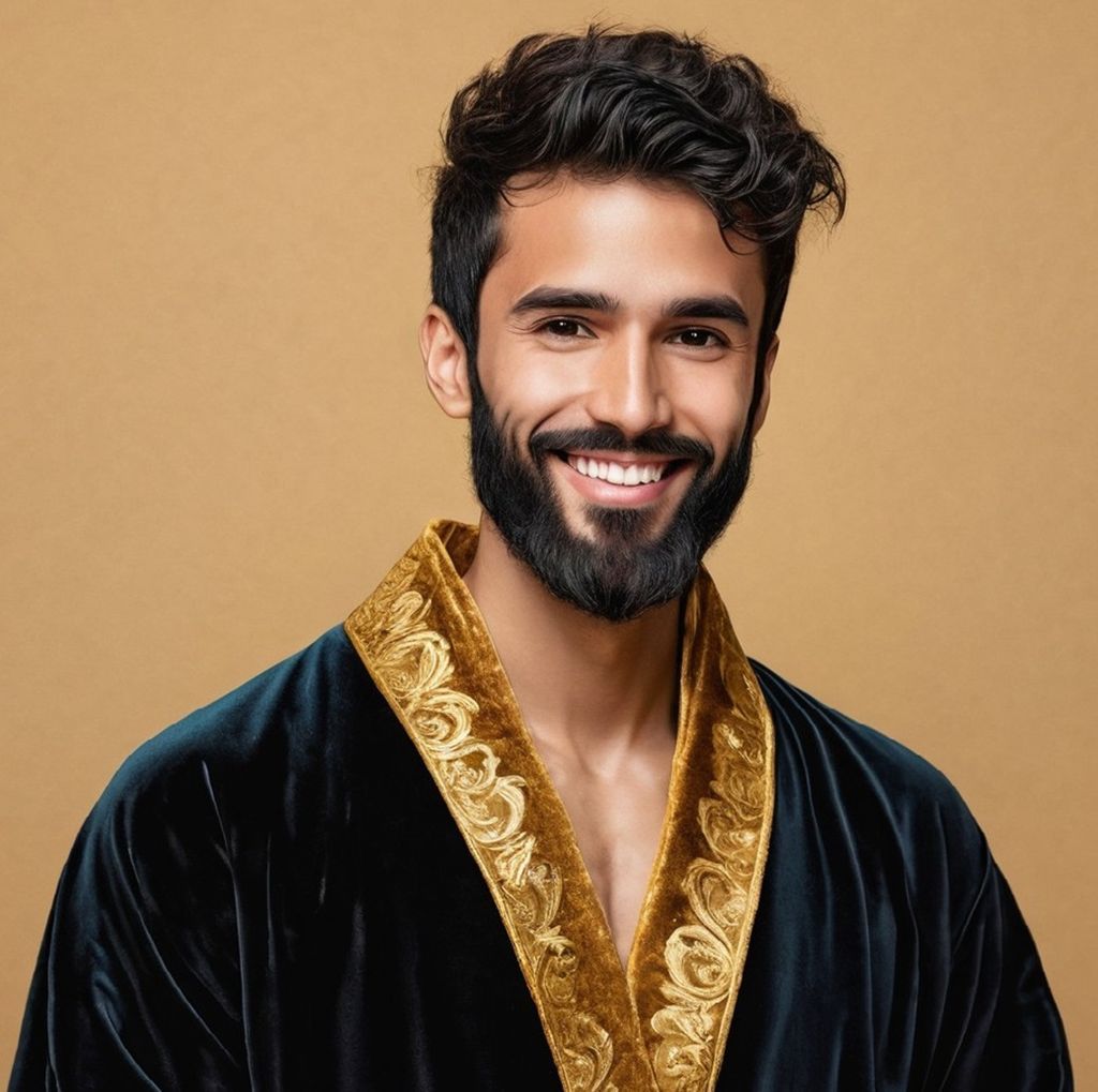 A handsome young  man