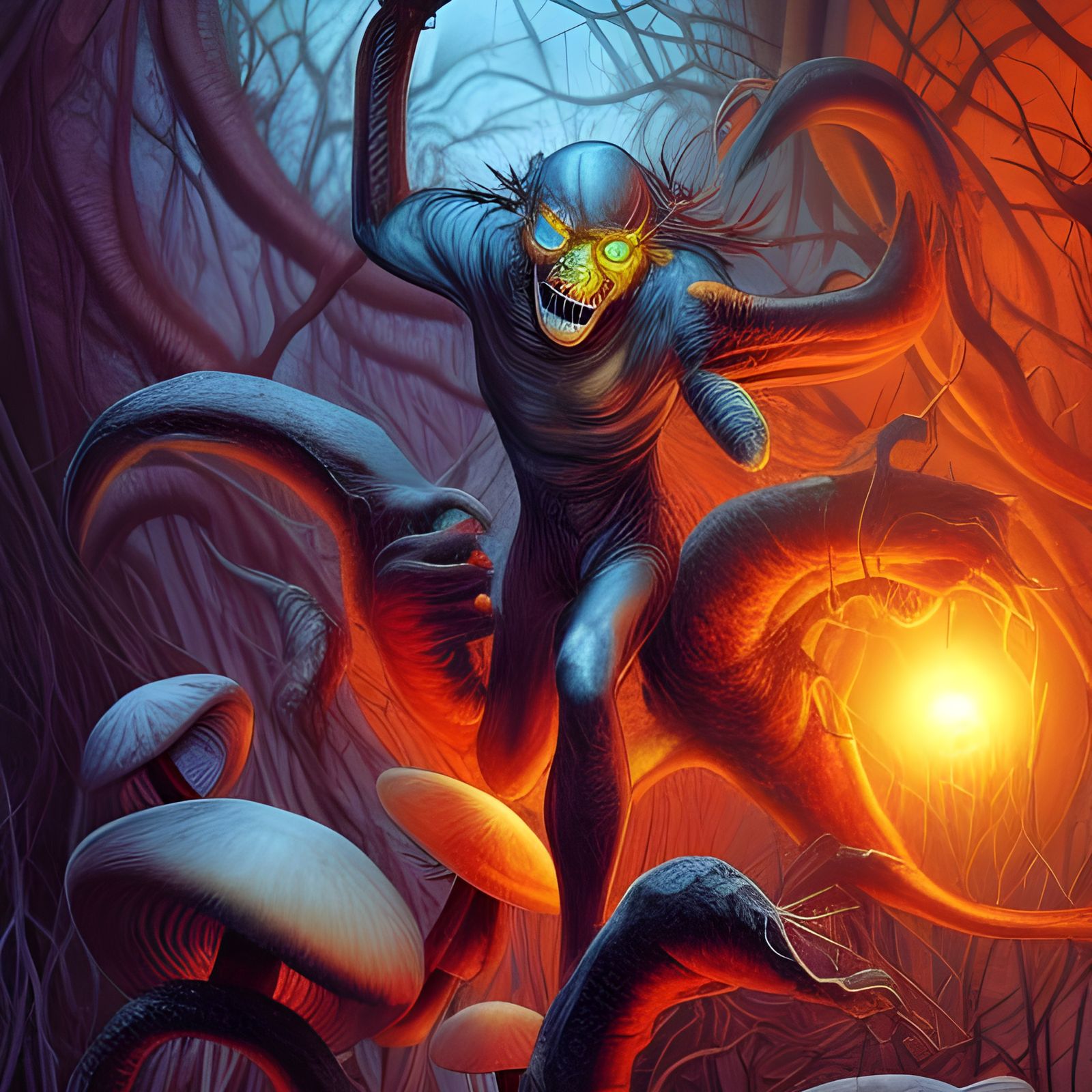 🌲 Haunted Forest Monster 🌲