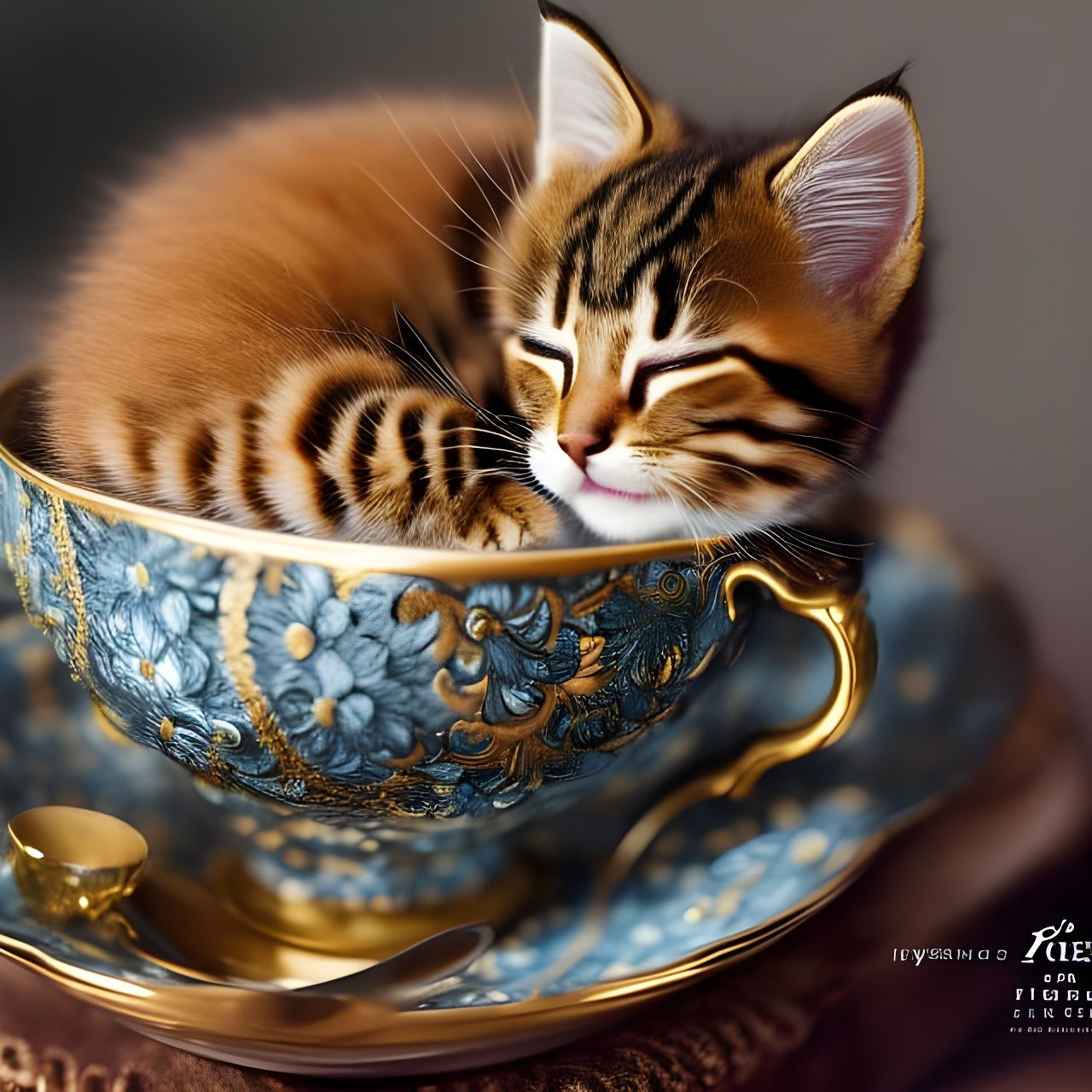 A cup of Kea-cat  by @Joan of Aradia