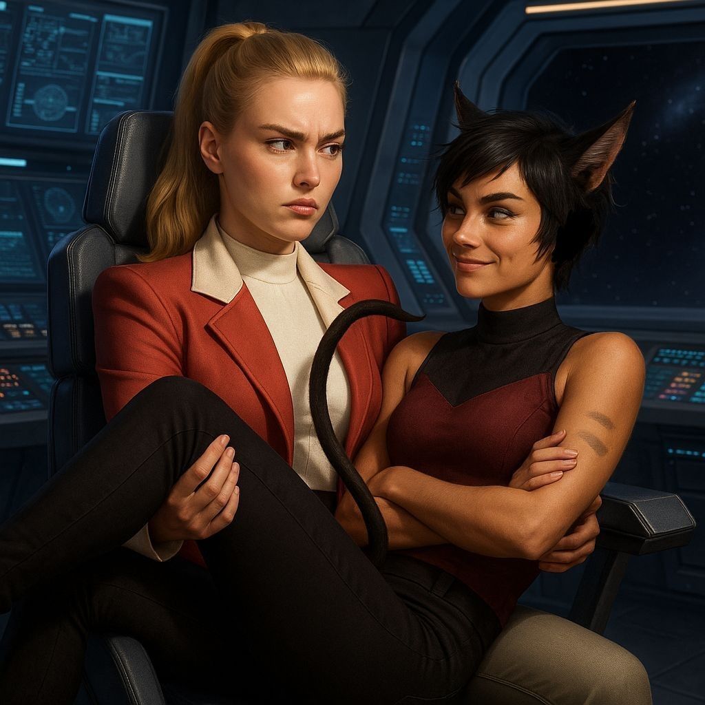 Catra and Adora, a fun moment from the Netflix She-Ra cartoon