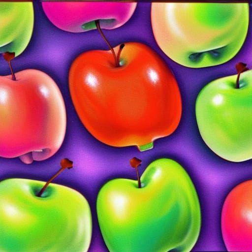The fruit apple closeup