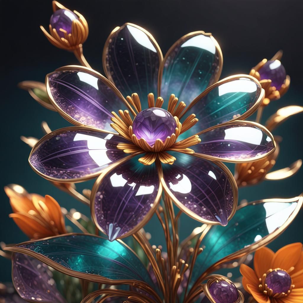 Glass flower