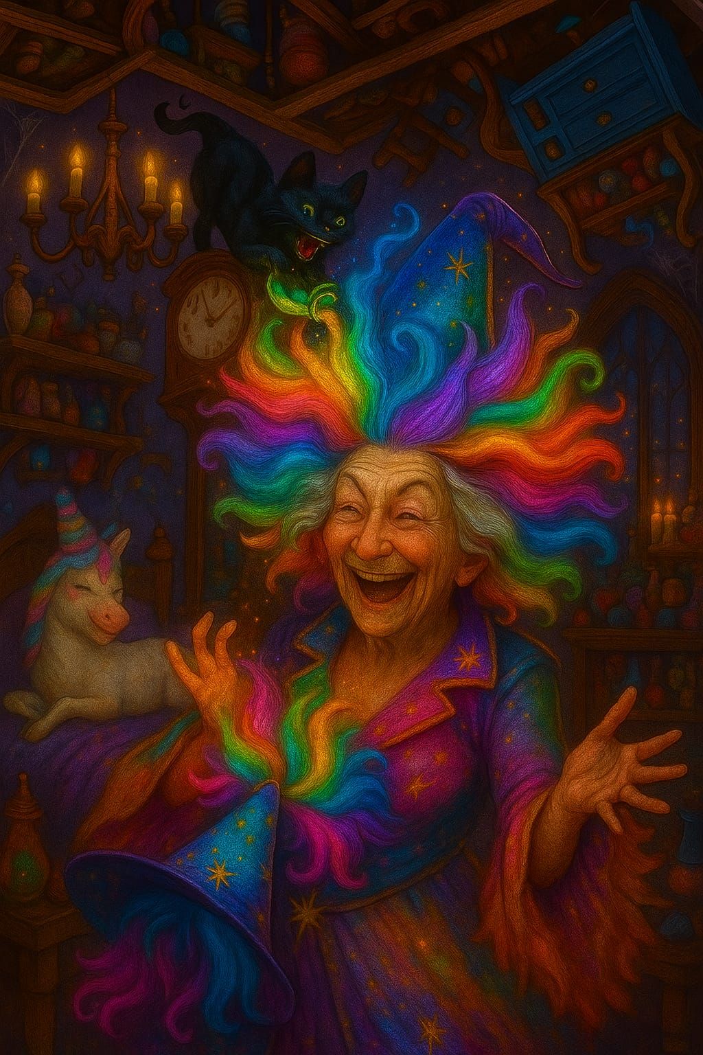 prankster witches new hair do