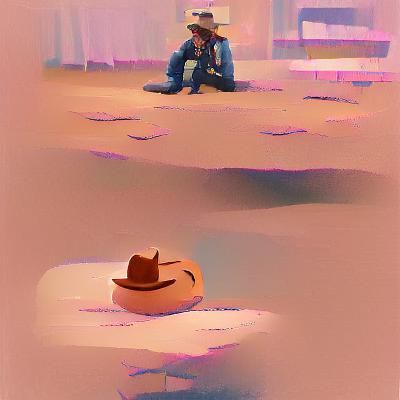 A lonely cowboy