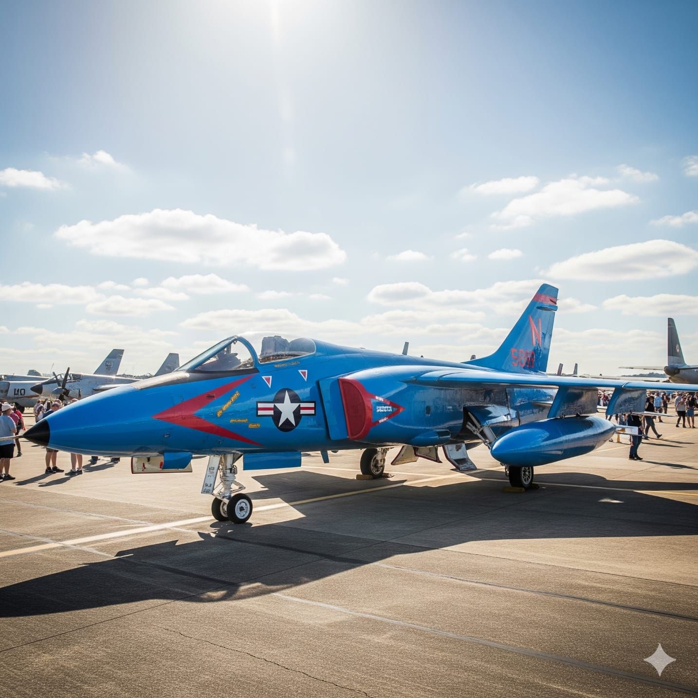 Grumman F11F Tiger at Airshow
