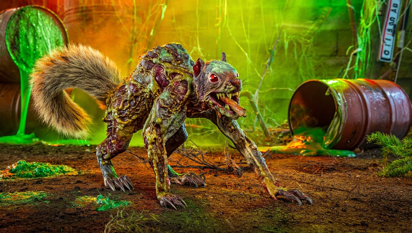 Mischievous Mutant Squirrel