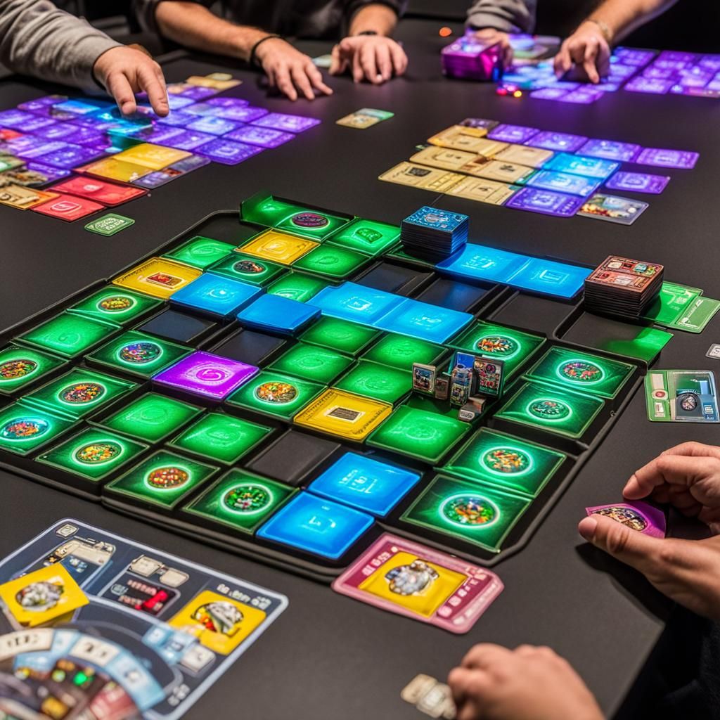 Hologram Card Board Game for Two Players