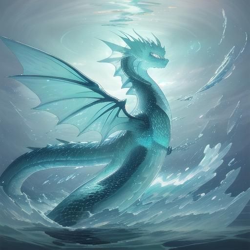 Iridescent Sea Dragon Concept Art