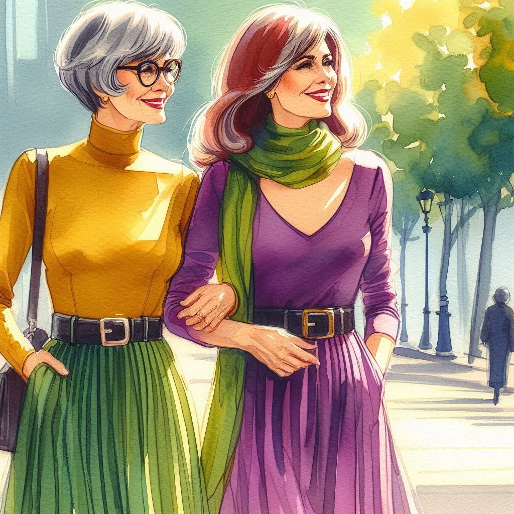 Friends Forever Watercolor