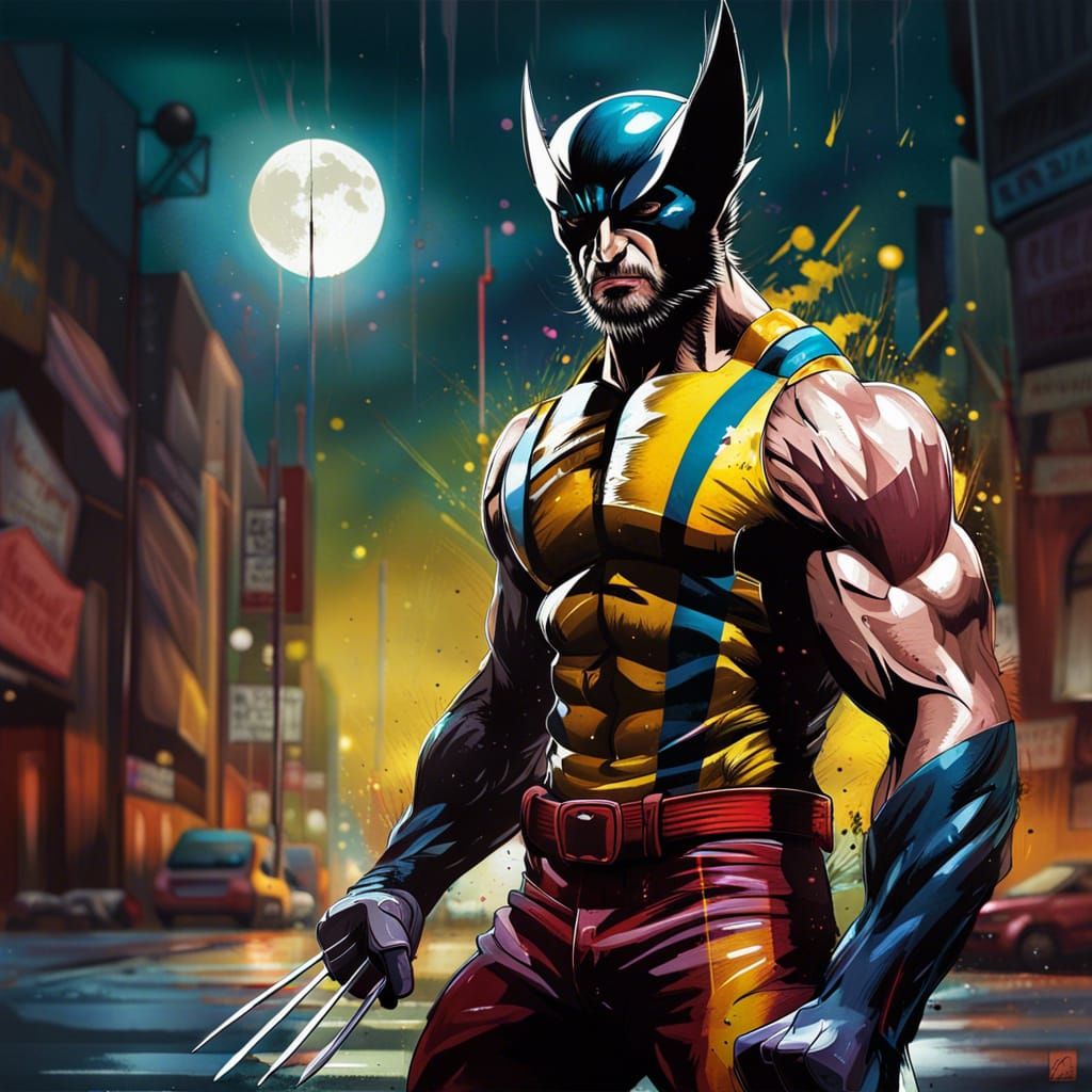 The Wolverine - Ai Generated Artwork - Nightcafe Creator