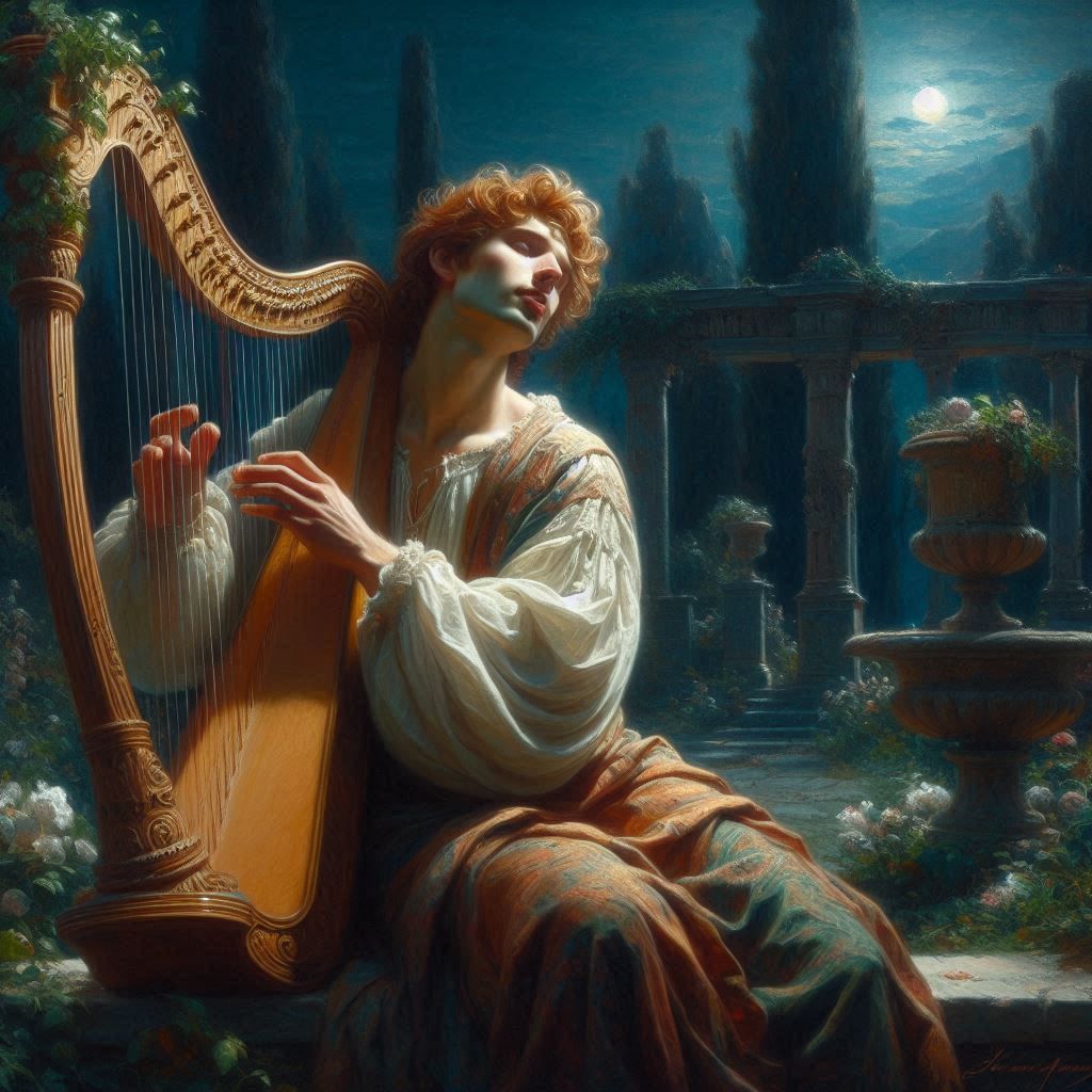 The Lonely Harpist - 001