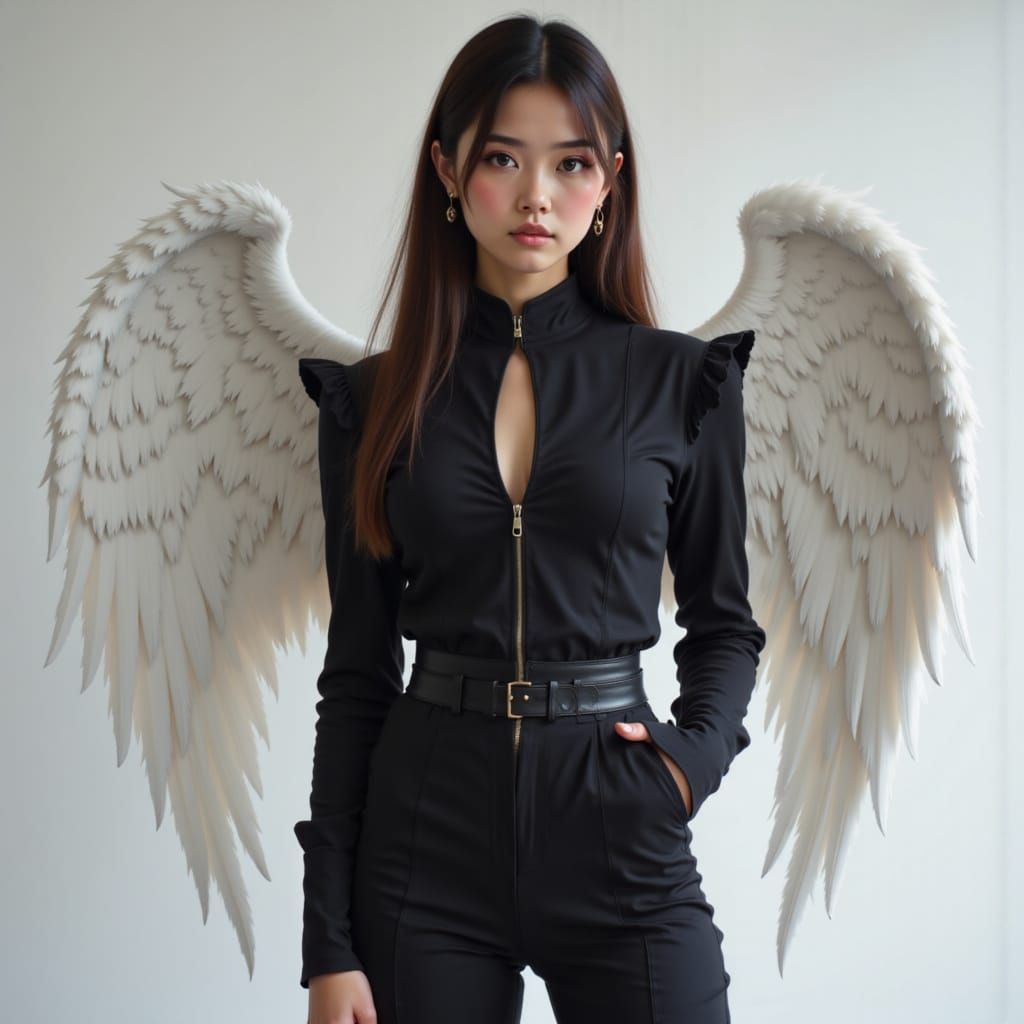 <lora:Dark-Angel:1.0> <lora:Anime Outfits:1.0>dark angel jumpsuit