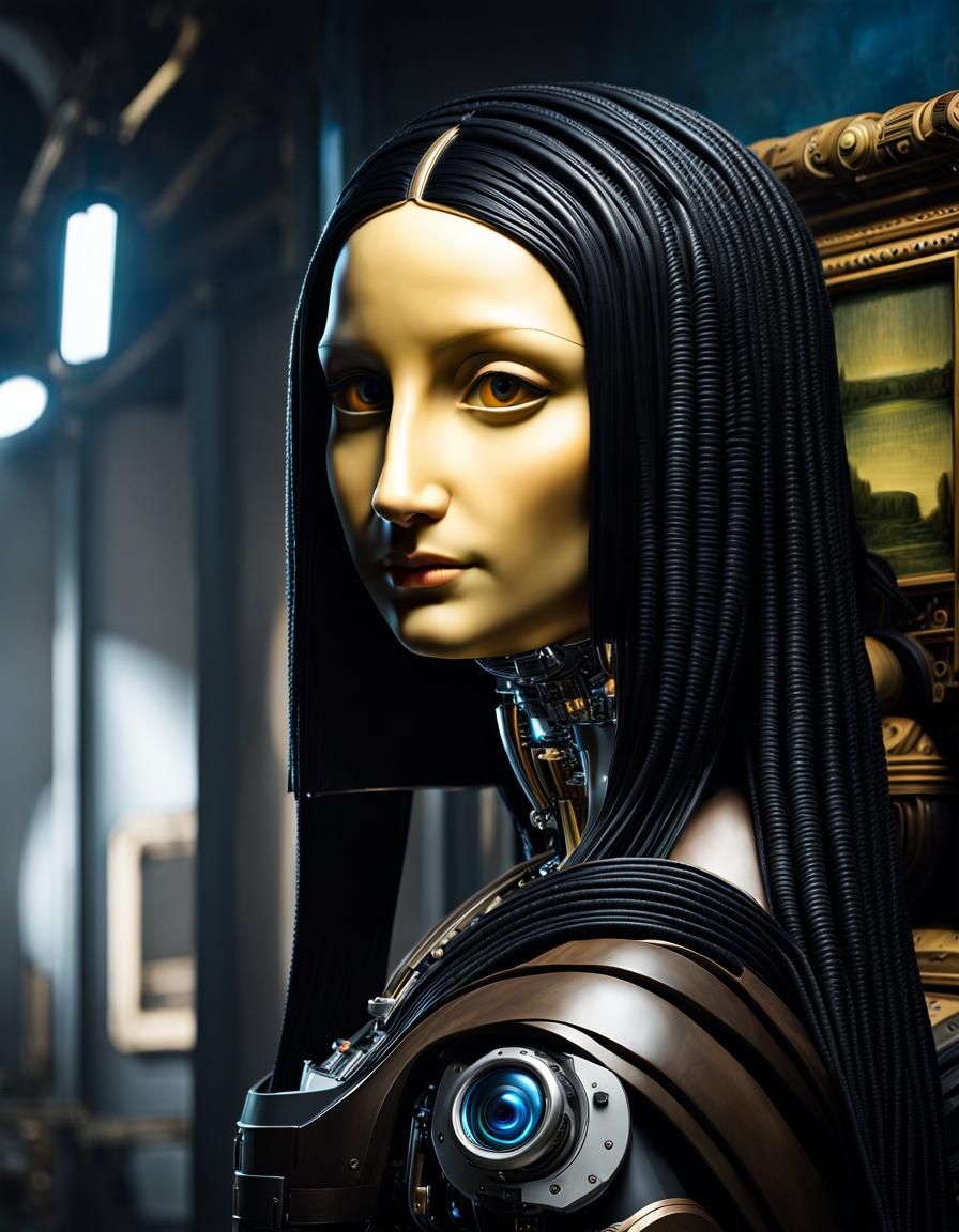 Mona Cyborg Lisa