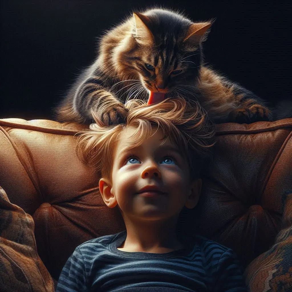 Leppy Always Grooms Your Hair