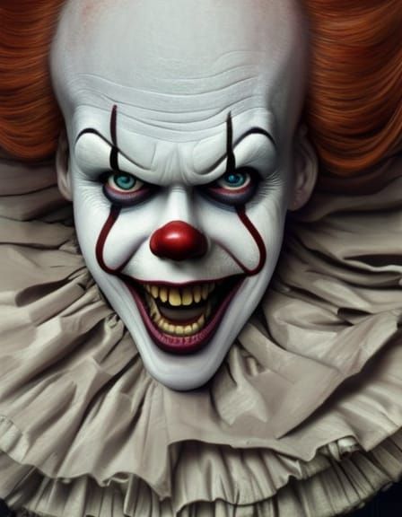 Friendly Face Pennywise - AI Generated Artwork - NightCafe Creator