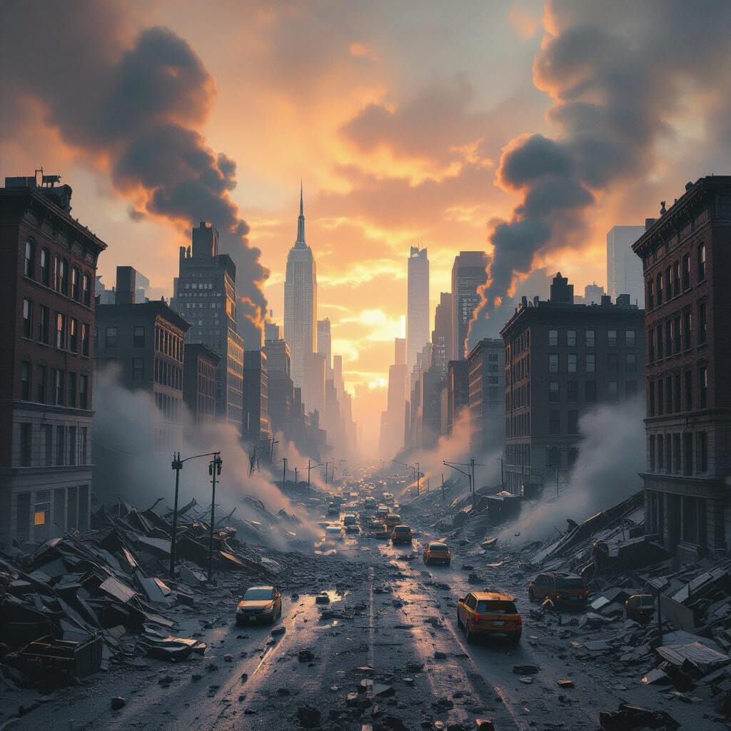 New York City in Ruins After Epic Disaster