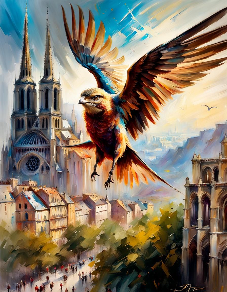 Flying  by @Roswarcus