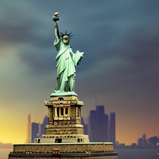Statue of Liberty AI Generated Artwork NightCafe Creator