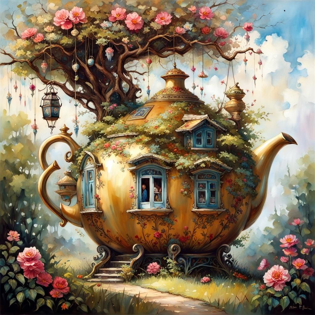 Tea House  by @Elena