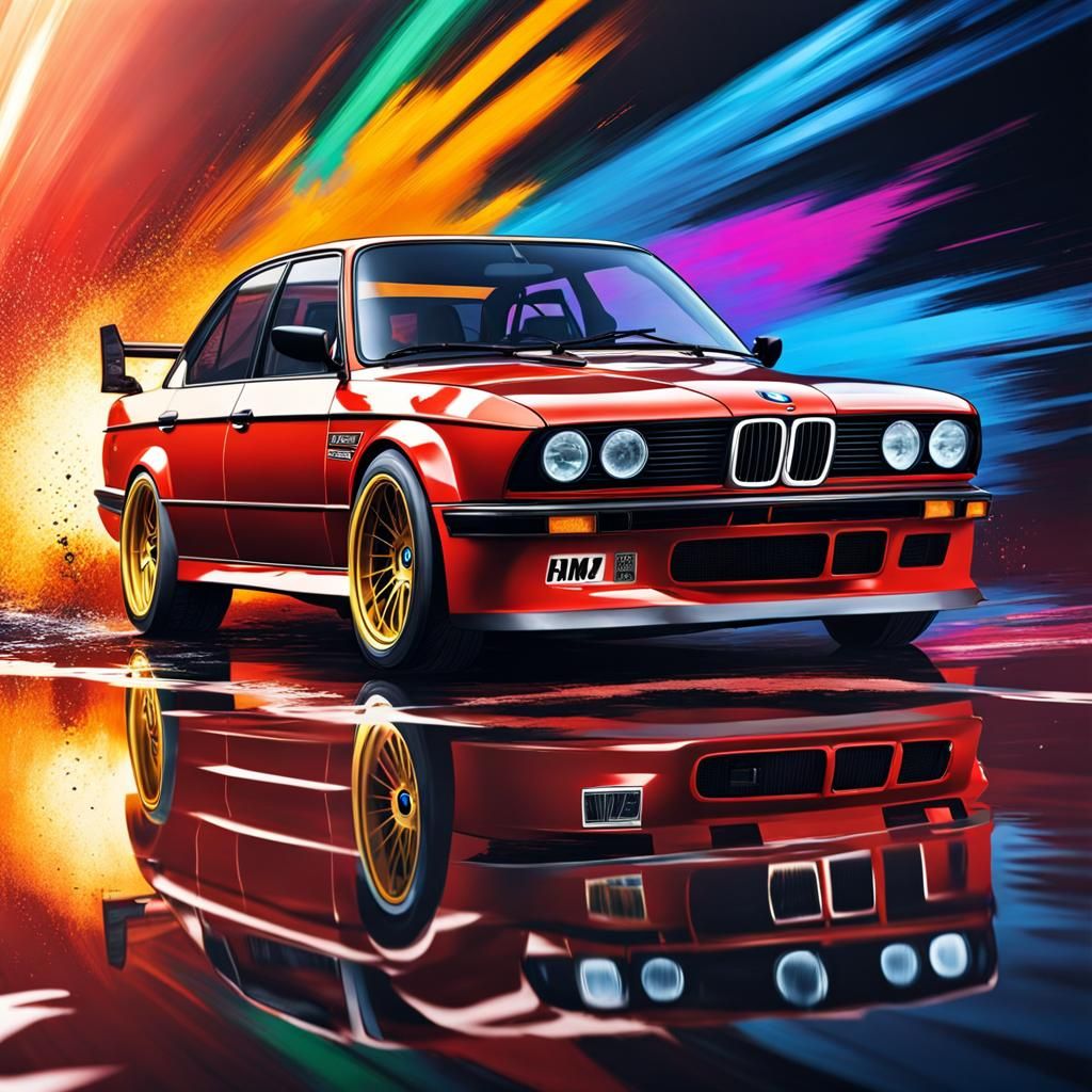 BMW M5 rallying