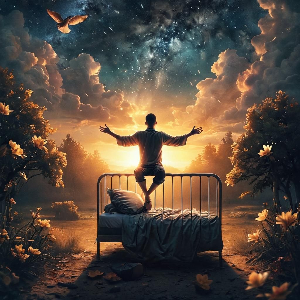 When I am alone, God is my comforter... AI Generated Artwork