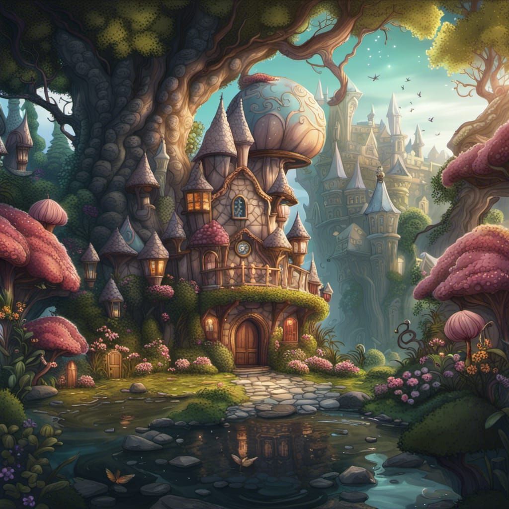 Dreamy whimsical magical wonderland - AI Generated Artwork - NightCafe  Creator