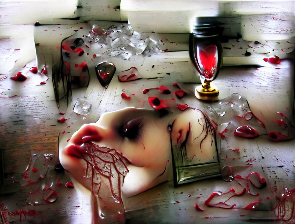 Eerie memories
move though depression
like sharp glass carvi...