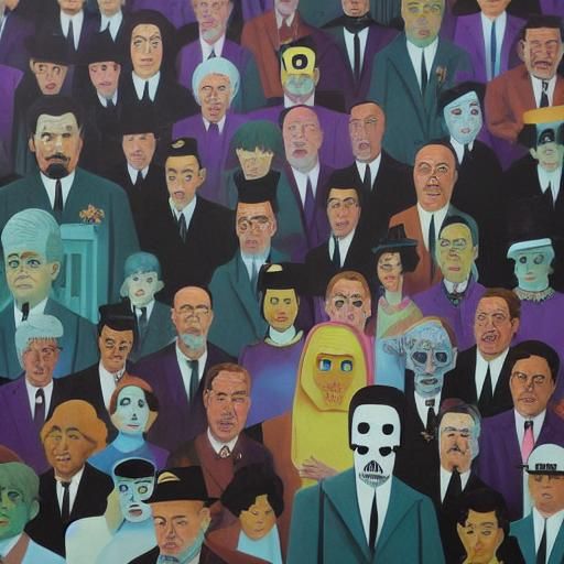 a funeral of the world