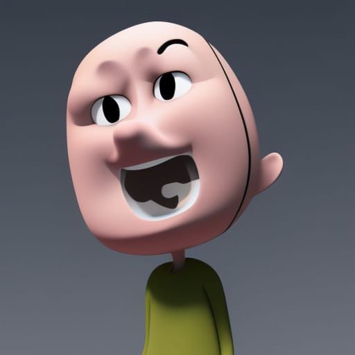 Animated cartoon character from an object show series