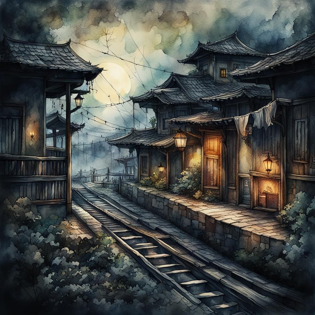 Dark and moody old village  by @jnatas