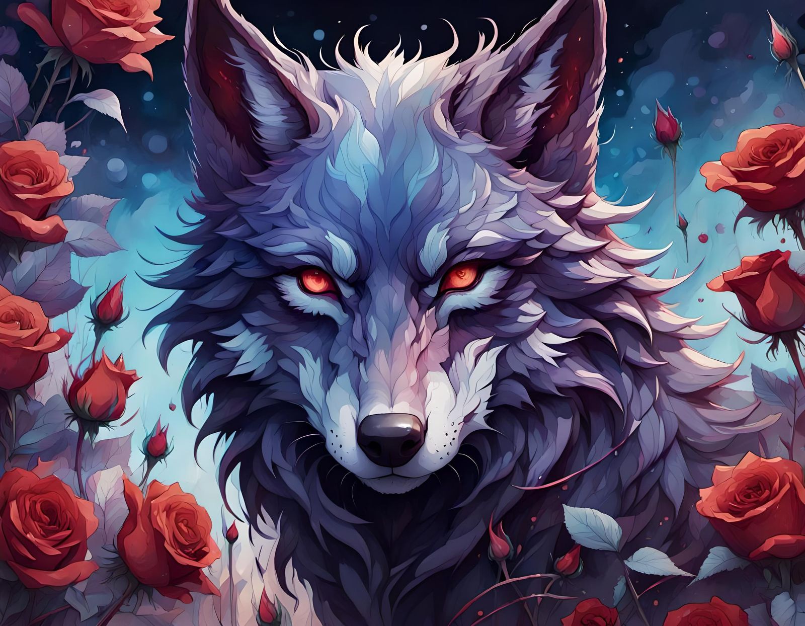 Wolf. - AI Generated Artwork - NightCafe Creator