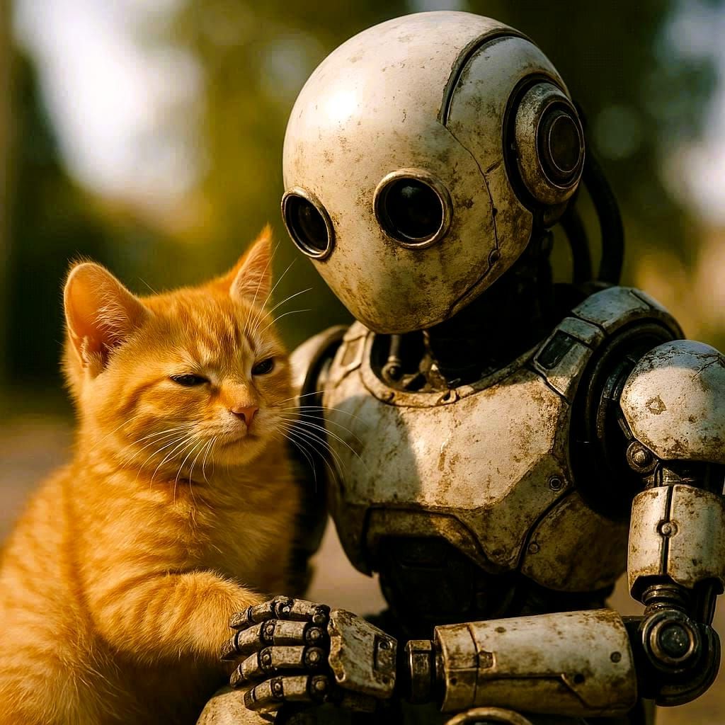 comforting each other