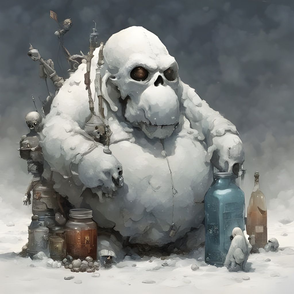 Burried in snow