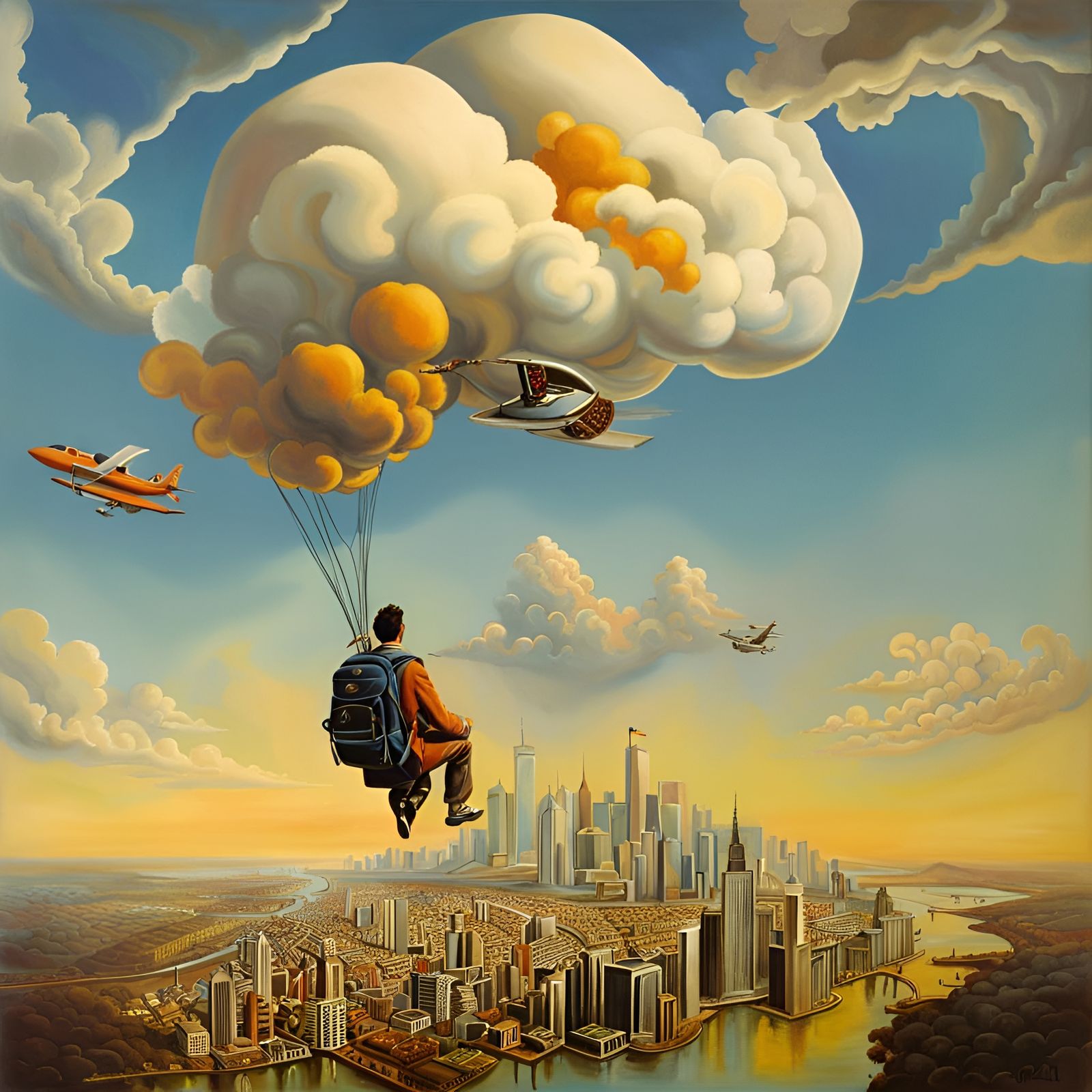 Invent this: cloud utilised flying machine  by @Mairi Thompson