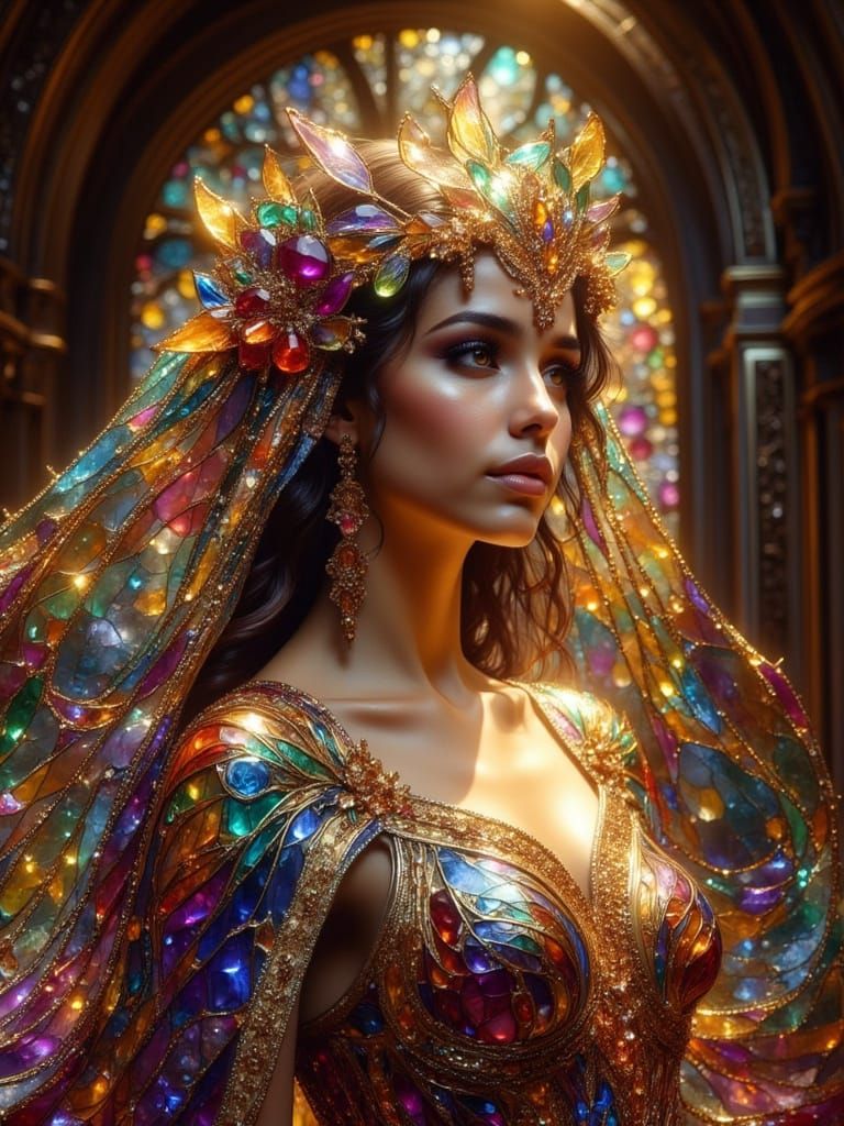 The Women in any Style "The Woman of Stained Glass"  by @Charger Girl