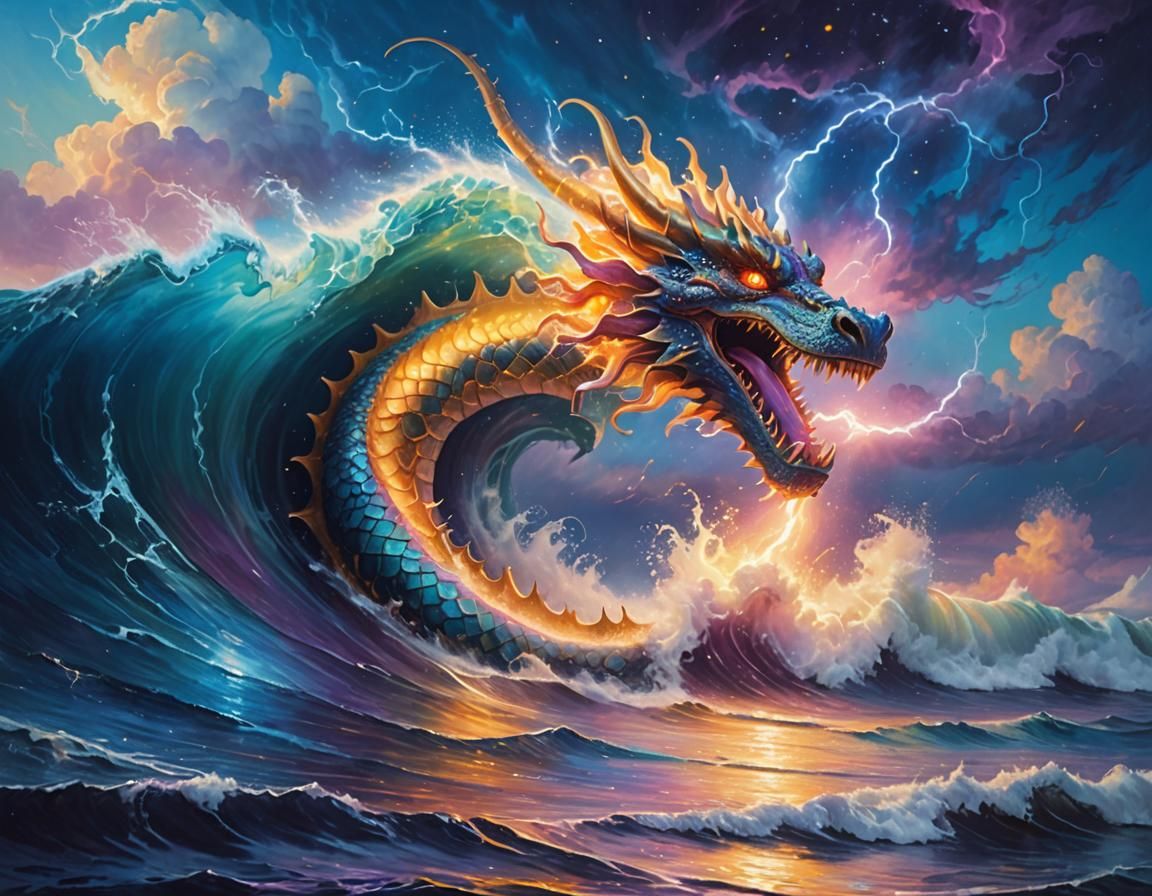 sea dragon  by @vegenia