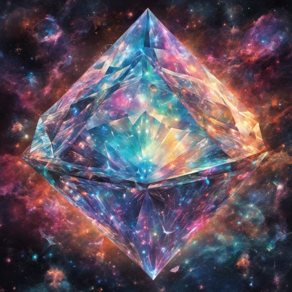 The cosmic diamond - AI Generated Artwork - NightCafe Creator