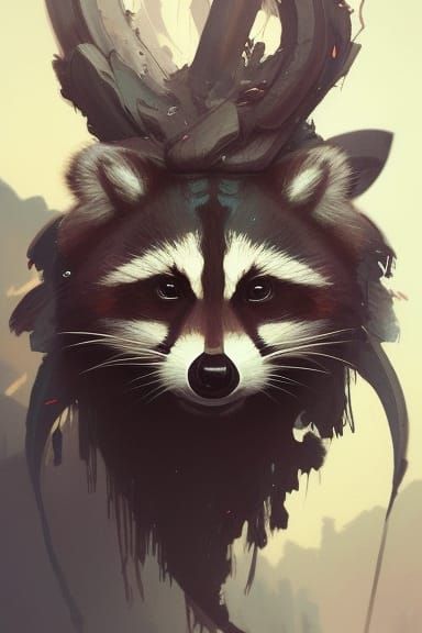 Raccoon  by @Forgotten Plotline