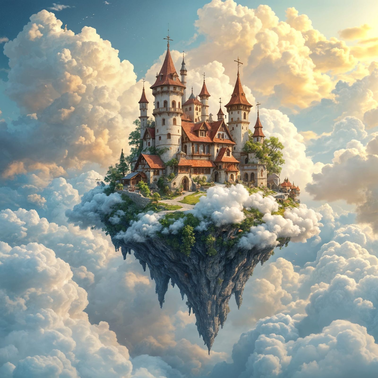 Floating Island  by @Sig