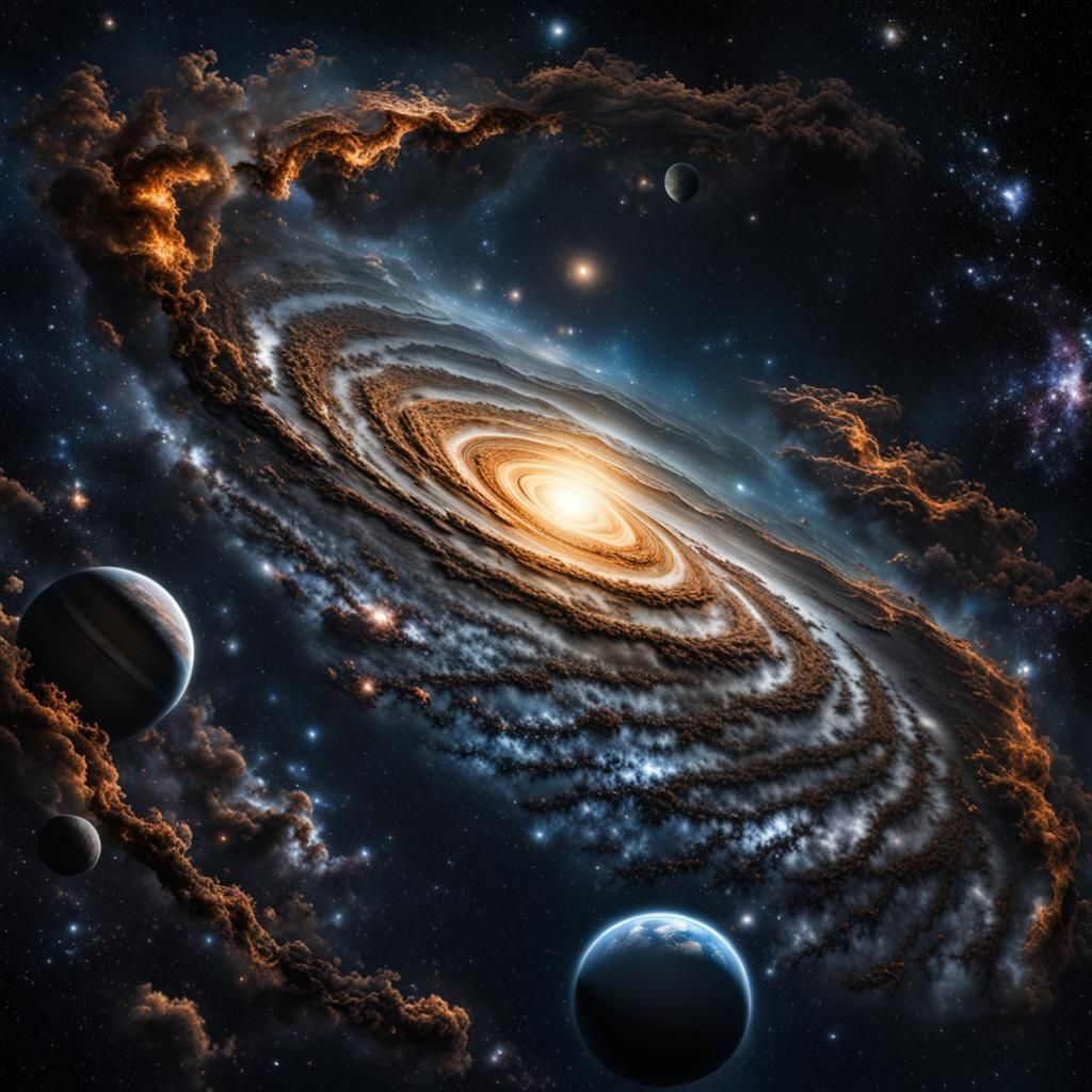 The universe.  by @BeeTheArtCo