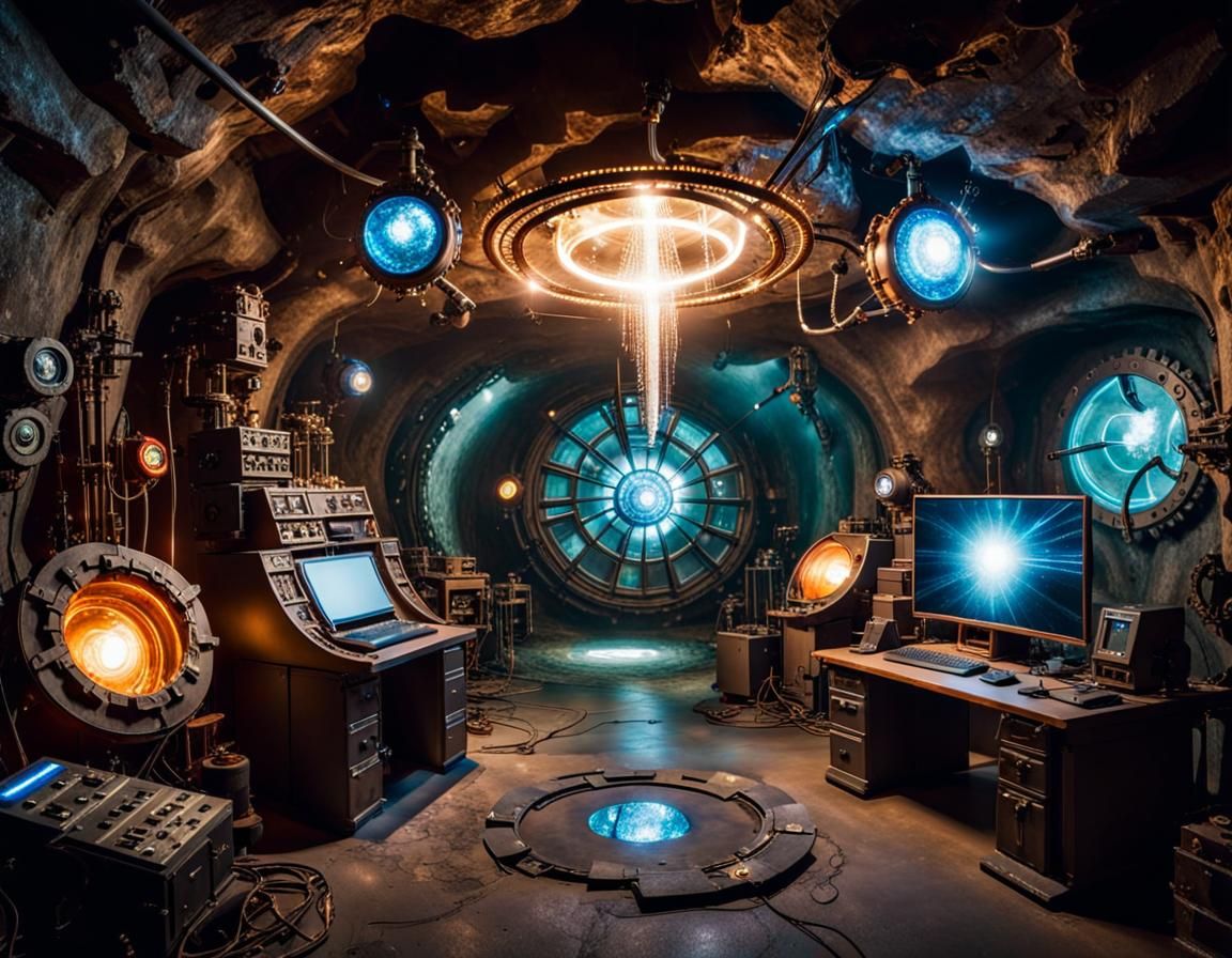 Underground Dimensional Portal Lab  by @Paul Meadows