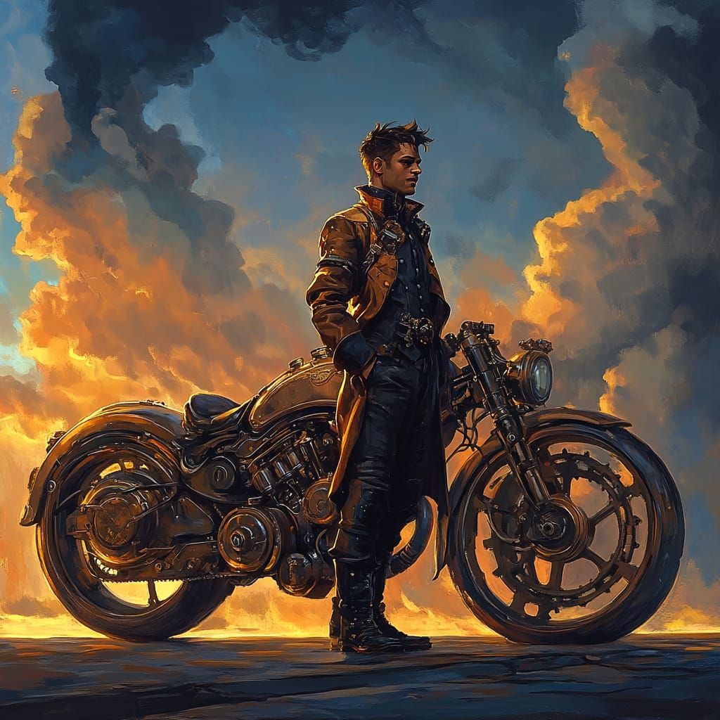Steampunk Biker (male)