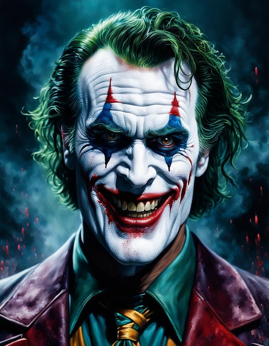 Bruce Campbell as Joker... - AI Generated Artwork - NightCafe Creator