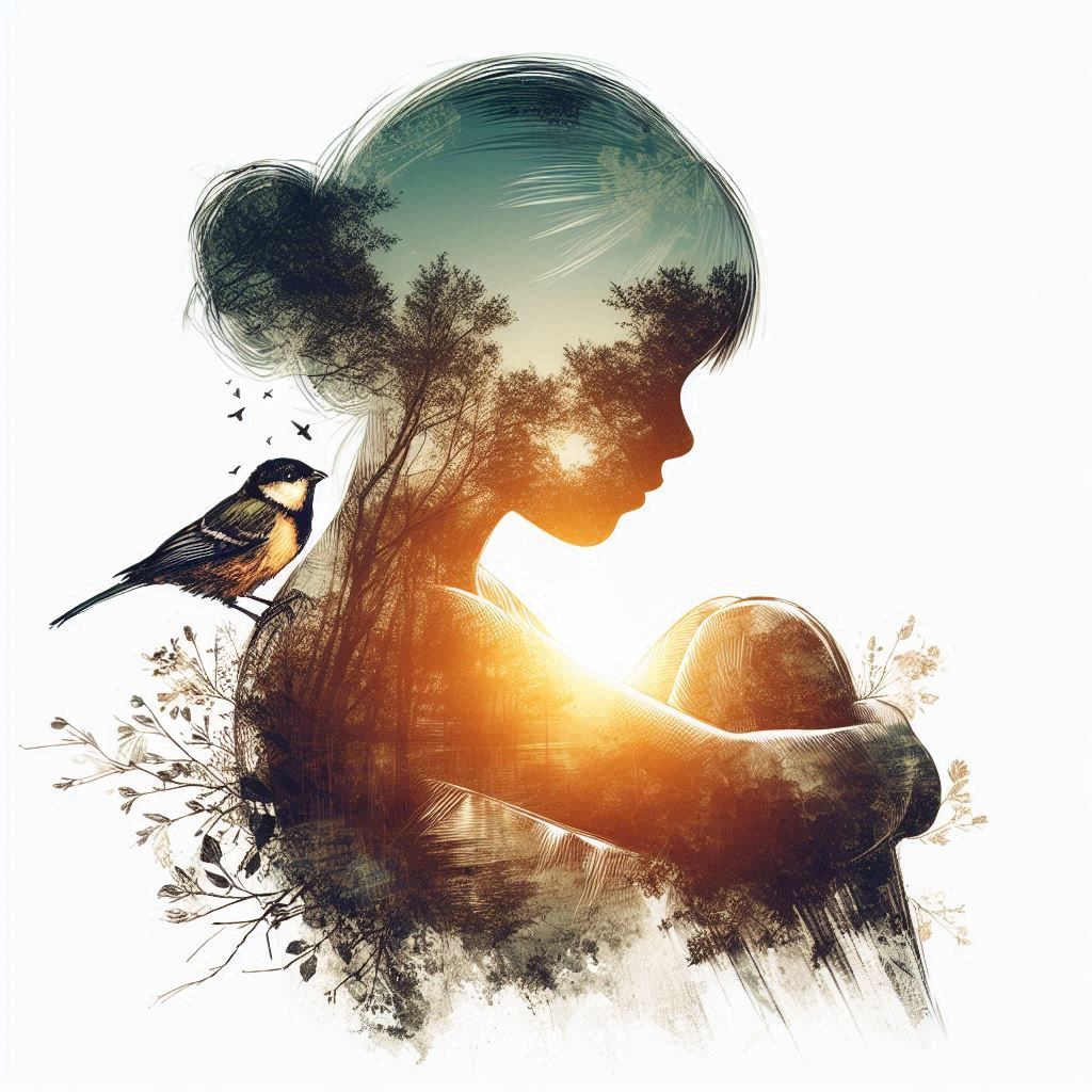 Birdie on my Shoulder